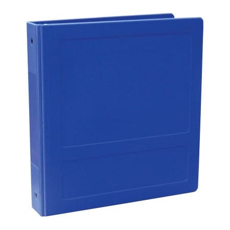 Omnimed Omnimed 2-1/2" Antimicrobial Binder, 3-Ring, Side Open, Holds 450 Sheets, Blue 205120-BL